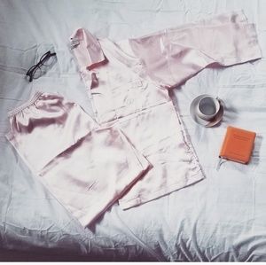 Christian Dior vintage silky sleep set pajamas med